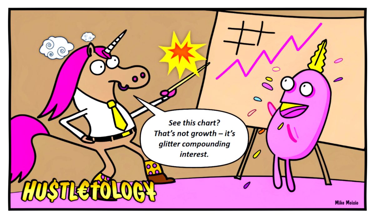 Glitter compounding interest...