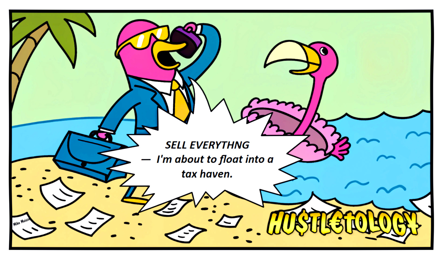 “Never trust a flamingo in finance, unless…”