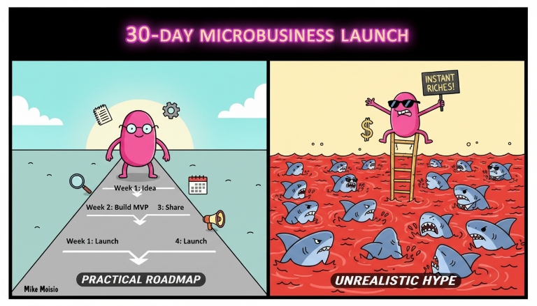 From Idea to Launch: Start Your Microbusiness in 30 Days